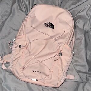 pink north face jester bookbag